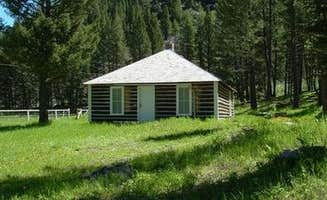 The Dyrt's photo of a cabin at Moose Creek Campground — Helena Lewis And Clark National Forest near Canyon Ferry Lake