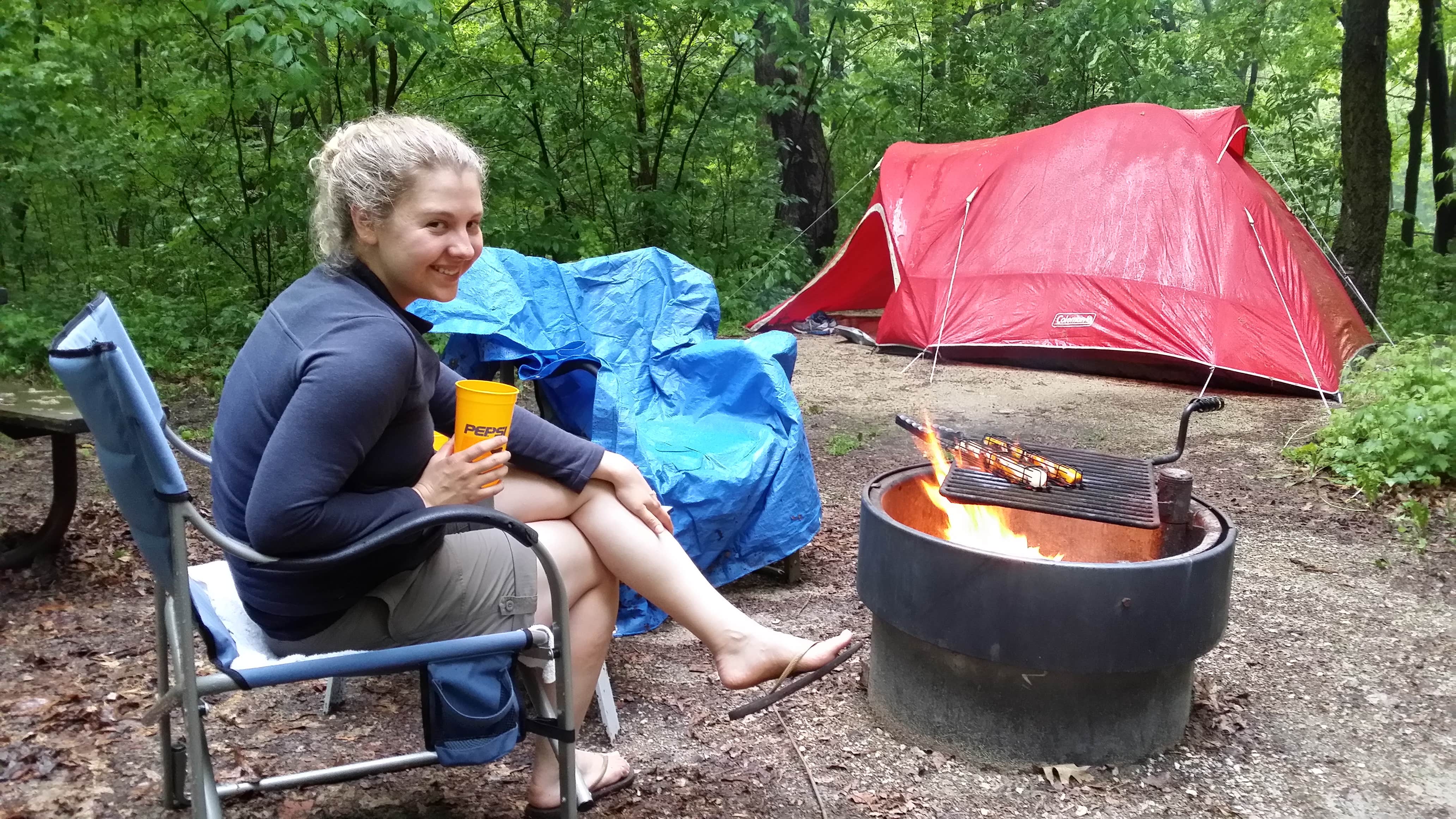 Camper submitted image from Forestville Mystery Cave State Park Campground - 2