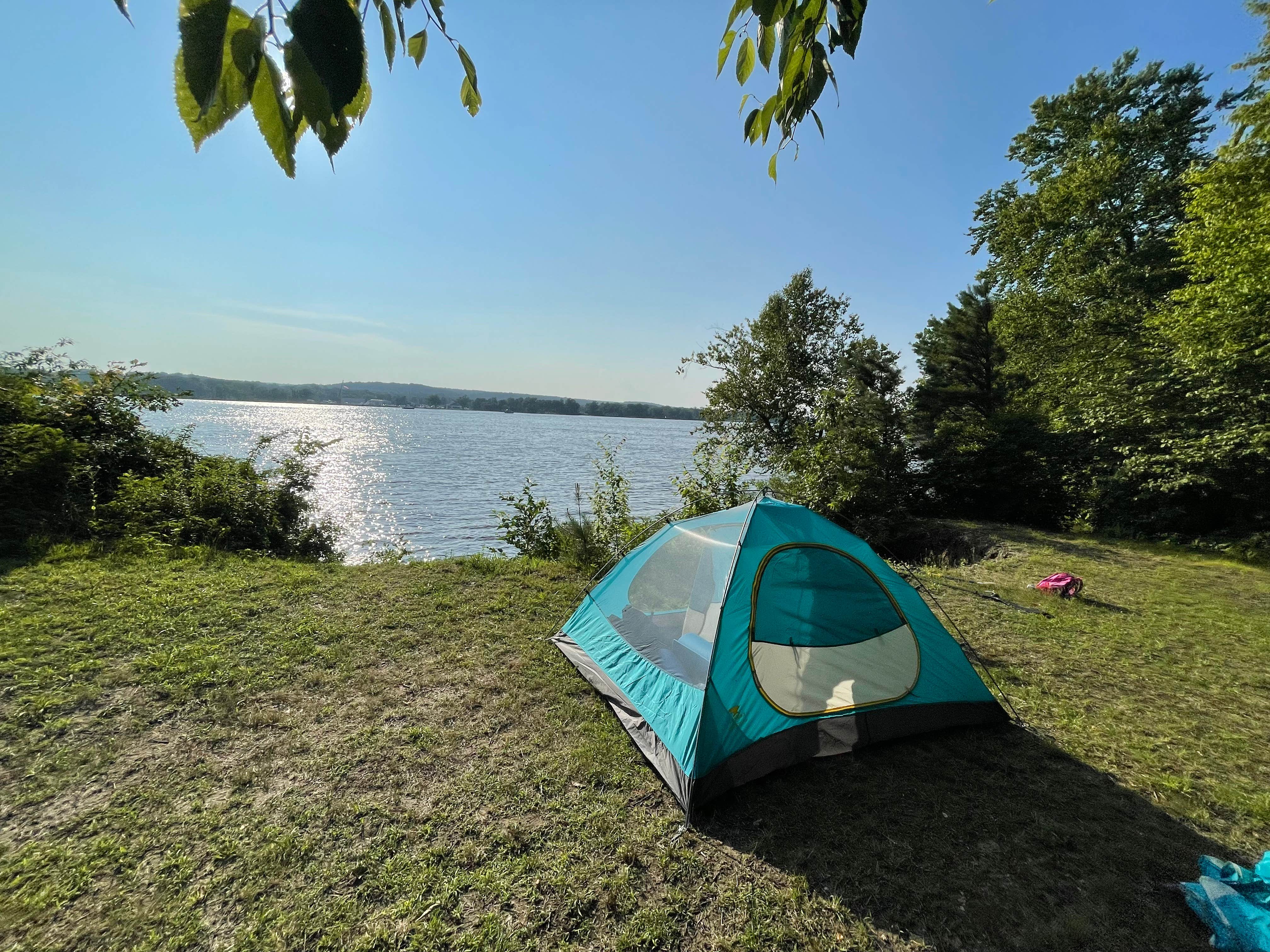 Jason S.'s photo of tent camping at Selden Neck State Park Campground near Farmington, CT