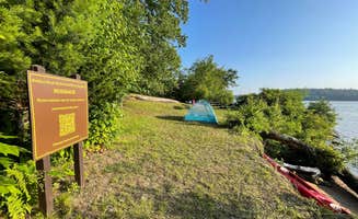 Jason S.'s photo of tent camping at Selden Neck State Park Campground near Charlestown, RI