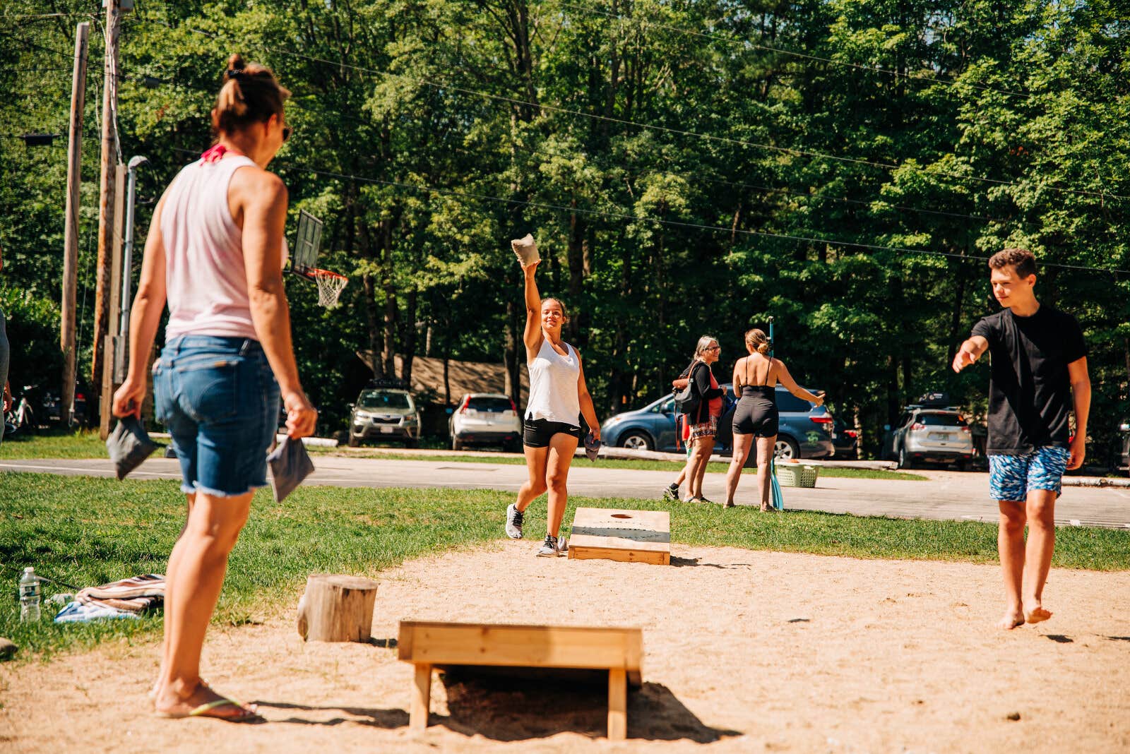 Camper-submitted photo at Huttopia White Mountains near Glen, NH