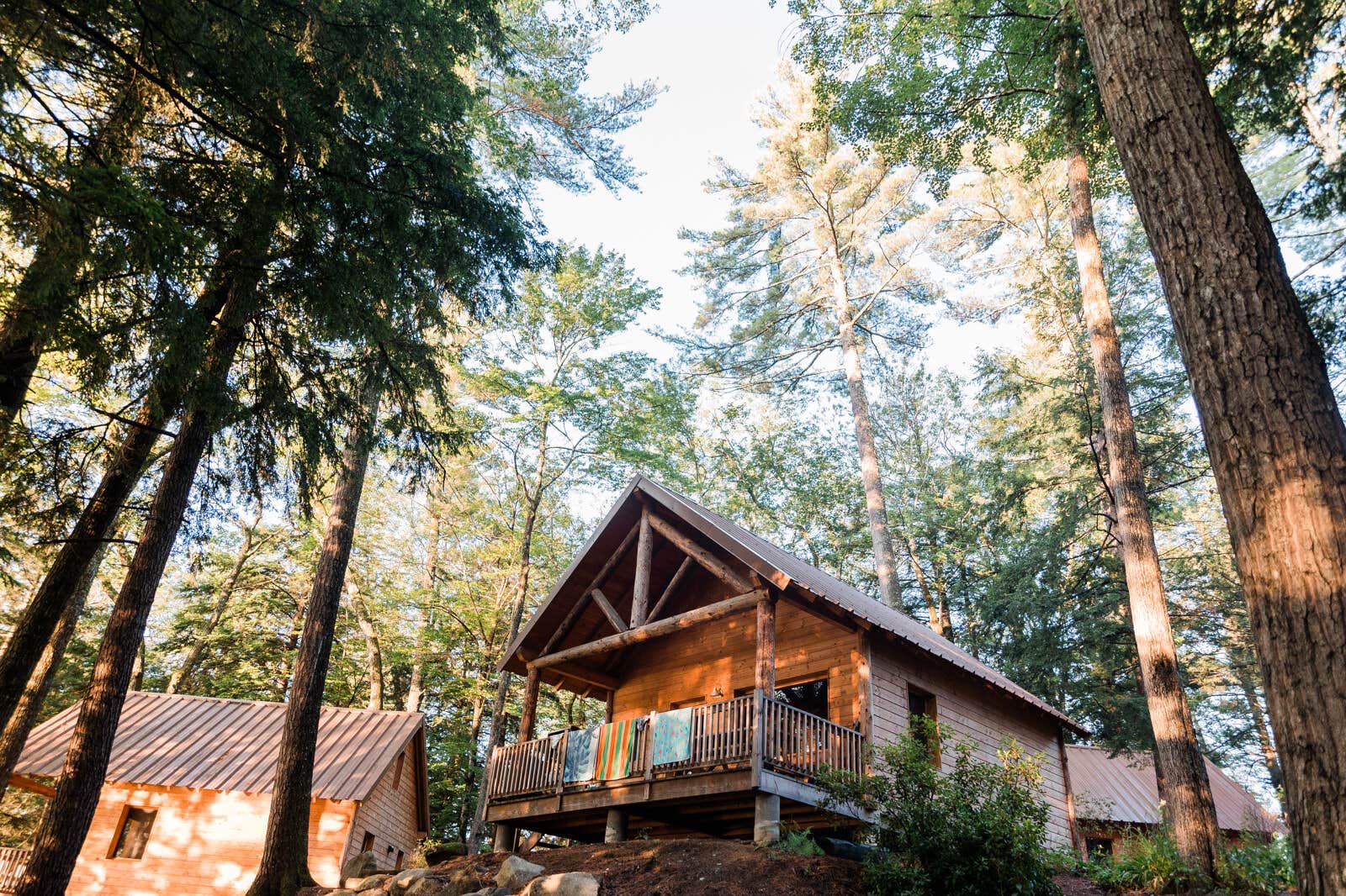 Huttopia N.'s photo of a cabin at Huttopia White Mountains near Brookfield, NH