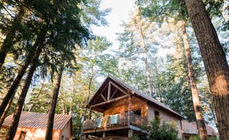 Huttopia N.'s photo of glamping accommodations at Huttopia White Mountains near North Bridgton, ME