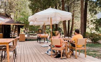 Huttopia N.'s photo of camping with pets at Huttopia Paradise Springs near San Dimas, CA