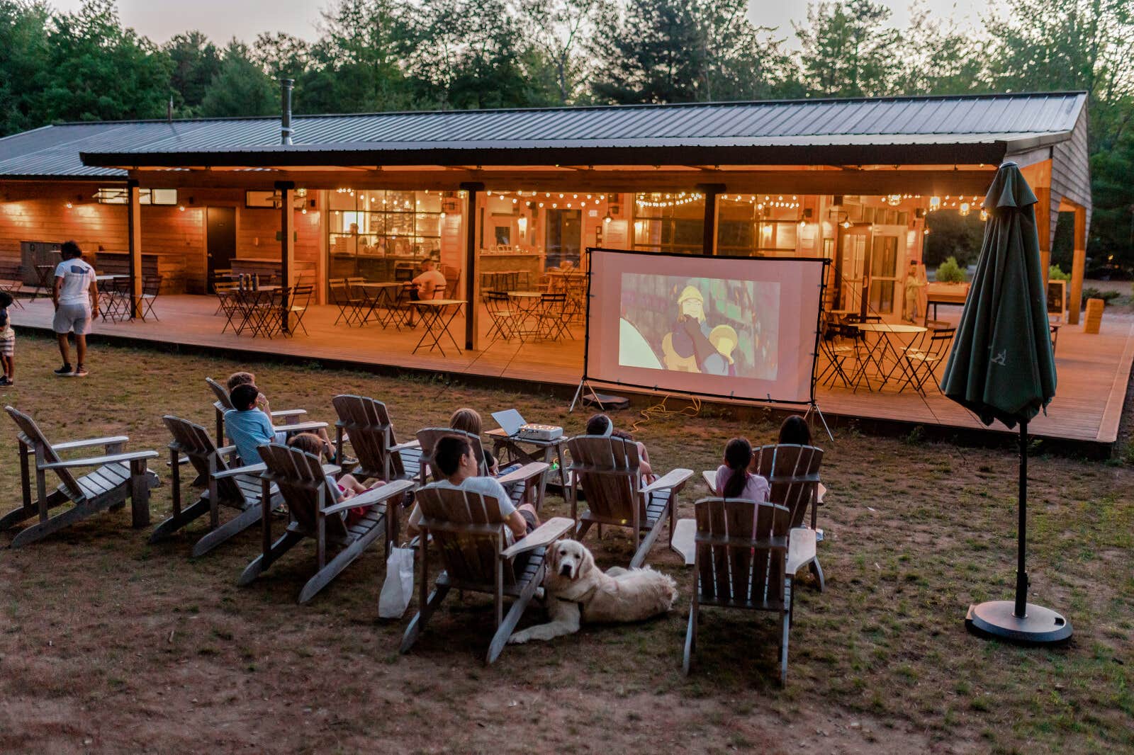Huttopia N.'s photo of camping with pets at Huttopia Southern Maine near Ogunquit, ME