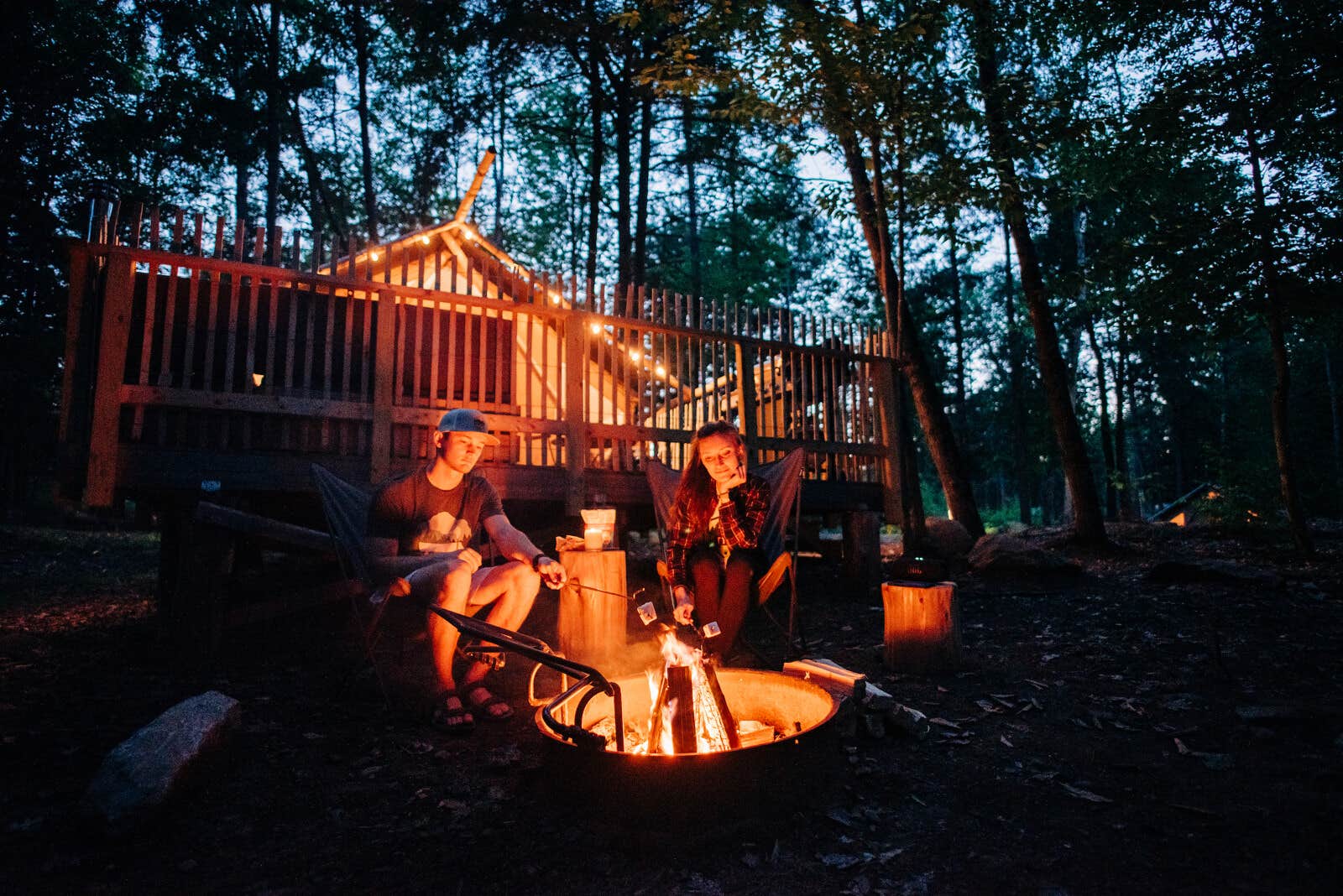 Camper-submitted photo at Huttopia Adirondacks near Lake George, NY