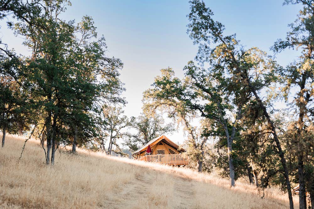 Huttopia N.'s photo of glamping accommodations at Huttopia Wine Country near Sebastopol, CA