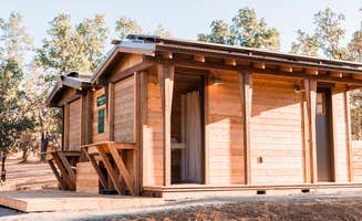 Huttopia N.'s photo of glamping accommodations at Huttopia Wine Country near Sonoma, CA