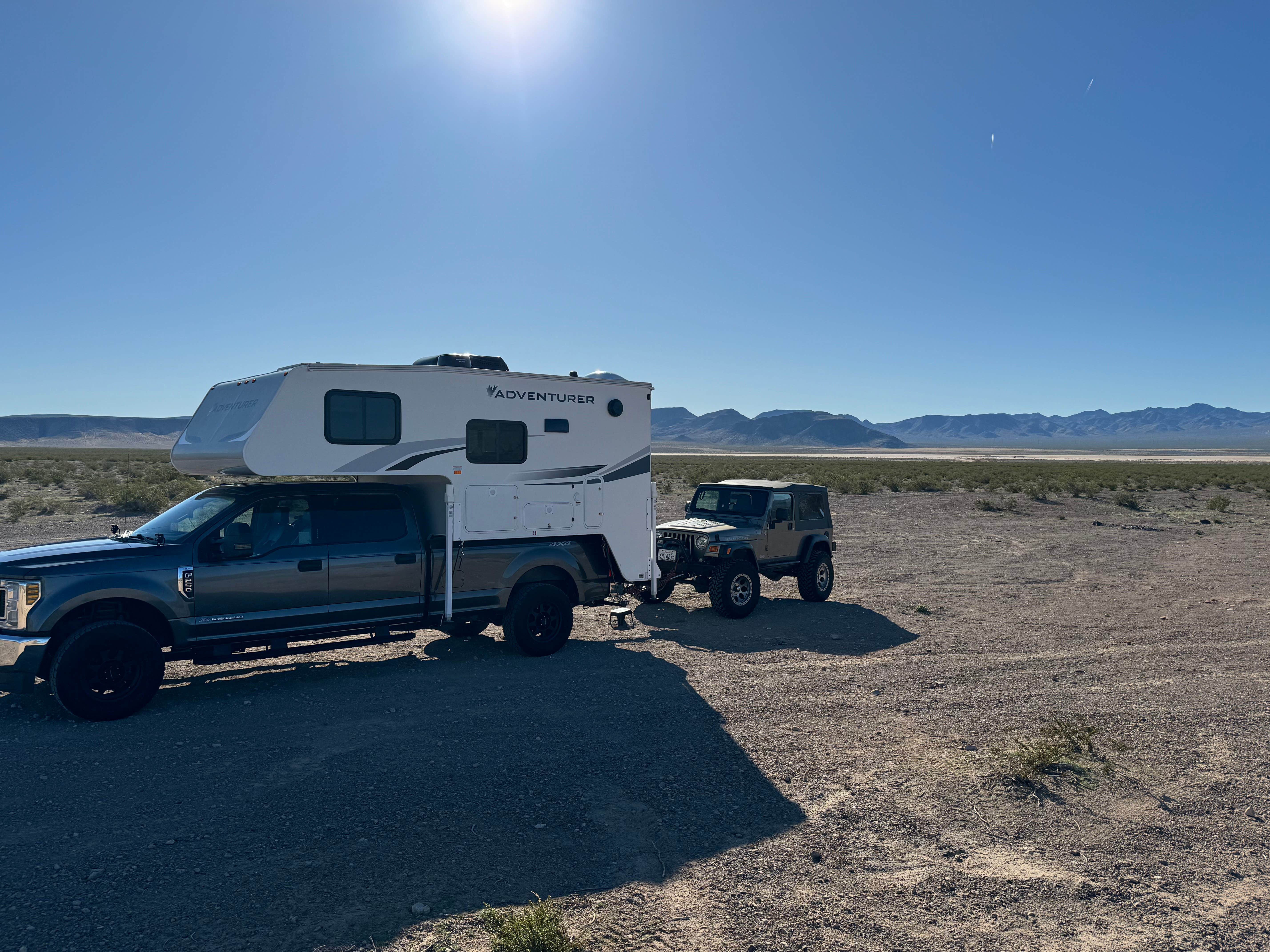 Camper-submitted photo at Silurian Dry Lake Bed near Baker, CA