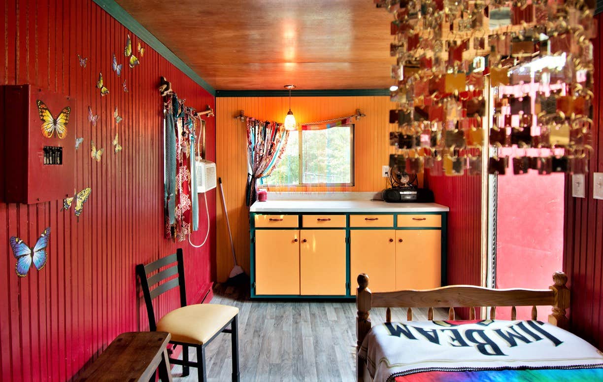 Camper-submitted photo at Hippie Trailer at Milo Farm near Holden, MO