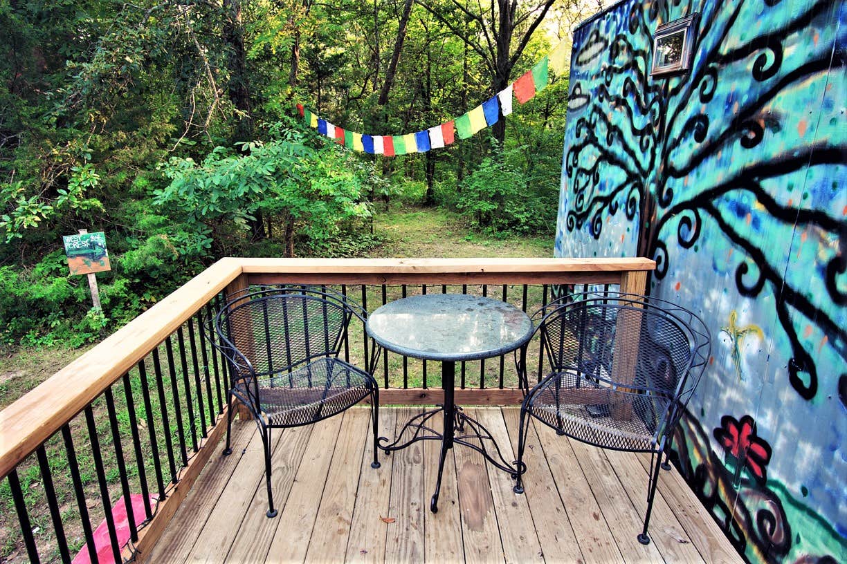 Camper-submitted photo at Hippie Trailer at Milo Farm near Holden, MO