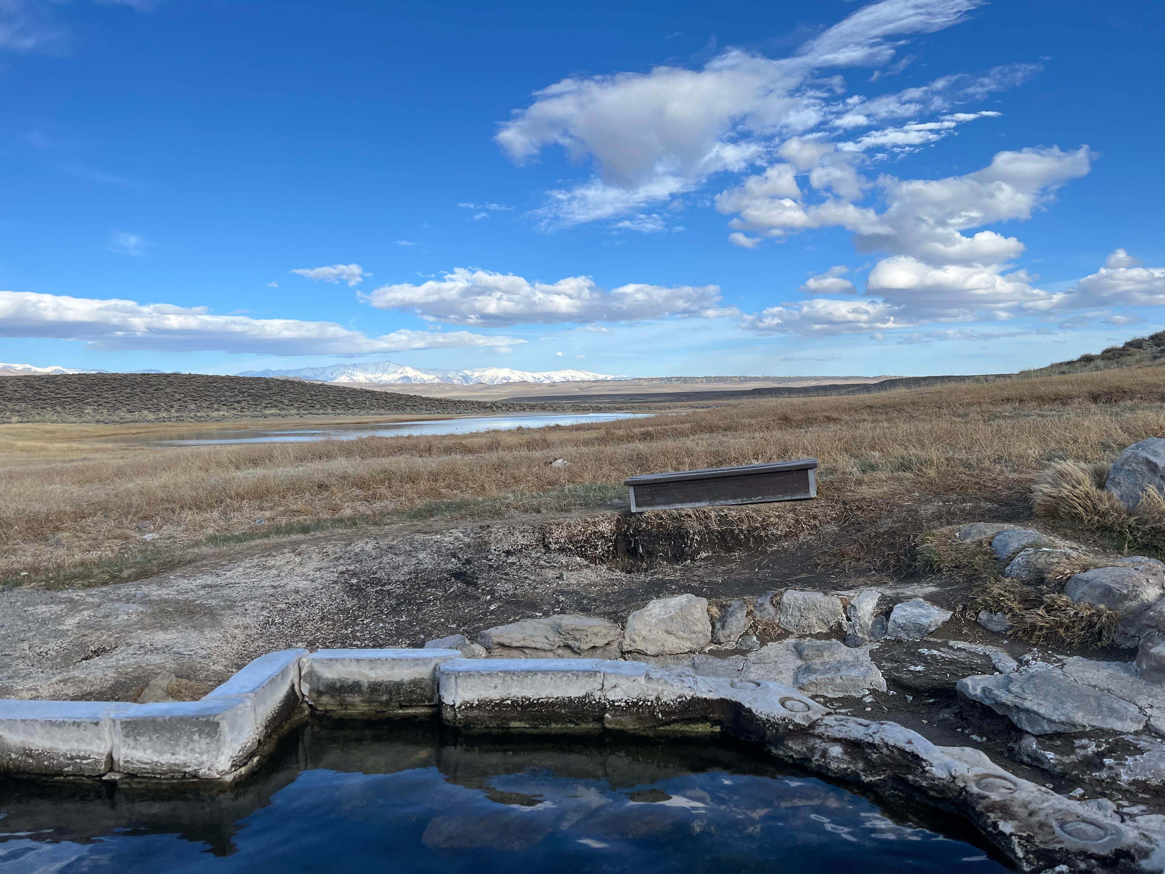 Cindy L.'s photo of a dispersed camping area at Crab Cooker Hotsprings - Dispersed Camping near Benton, CA