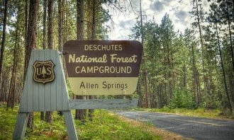 Camping near Perry South Campground: Allen Springs Campground, Camp Sherman, Oregon