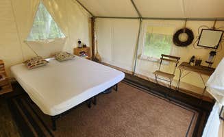 Julie S.'s photo of glamping accommodations at Camps at Evensong Farm near Greencastle, PA