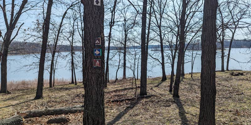 Camper submitted image from Backpack Campsites - Long Branch State Park