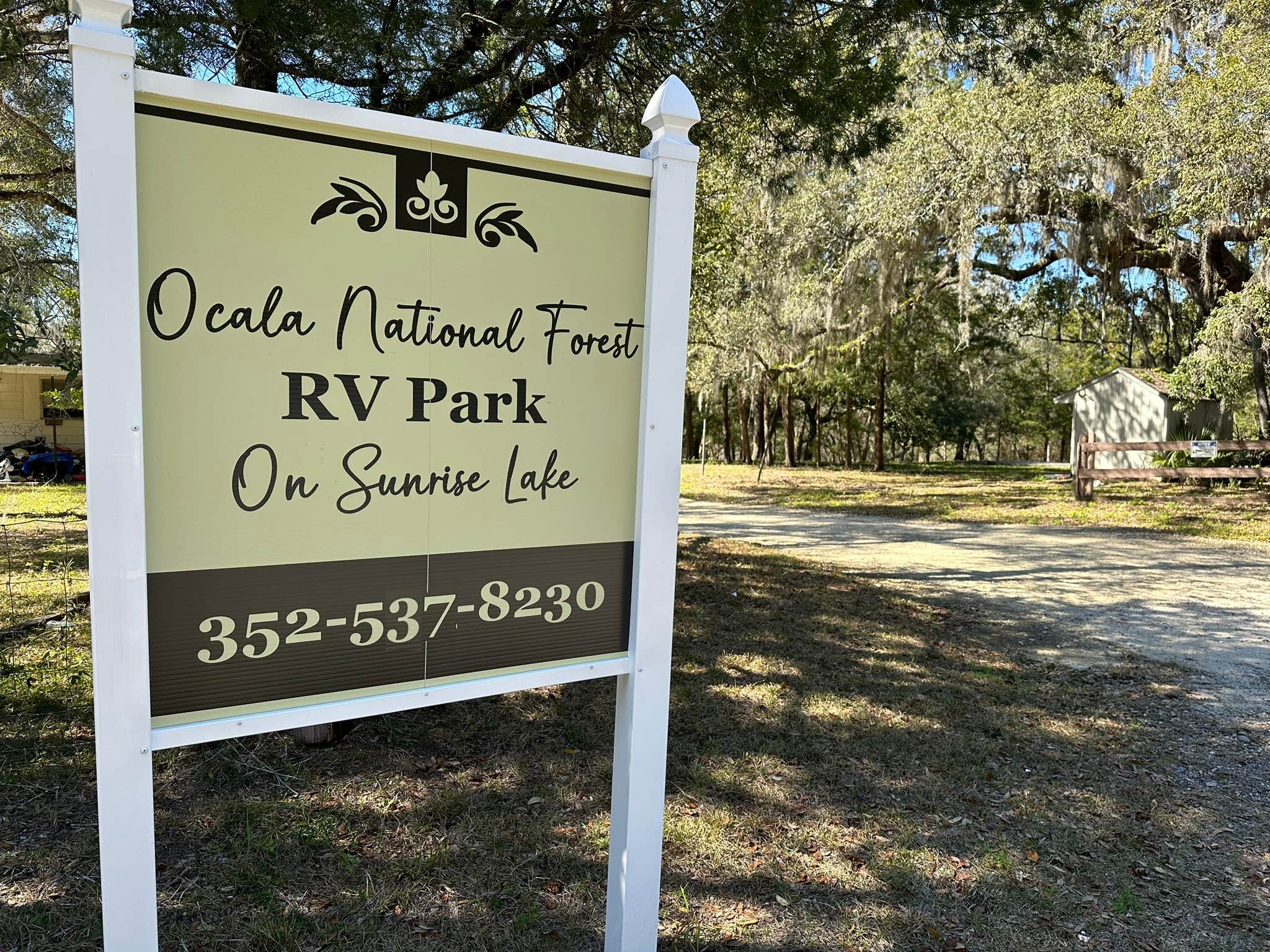 Ocala National Forest RV Park on Sunrise Lake | Ocklawaha, FL