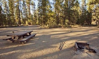 Camping near Wyeth Campground at the Deschutes River: Bull Bend Campground, La Pine, Oregon