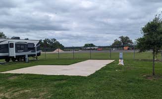Vema R.'s photo of camping with pets at Elm Creek RV Park near Somerville Lake