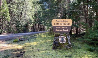 Camping near Secret Campground: Sacandaga Campground, Clearwater, Oregon