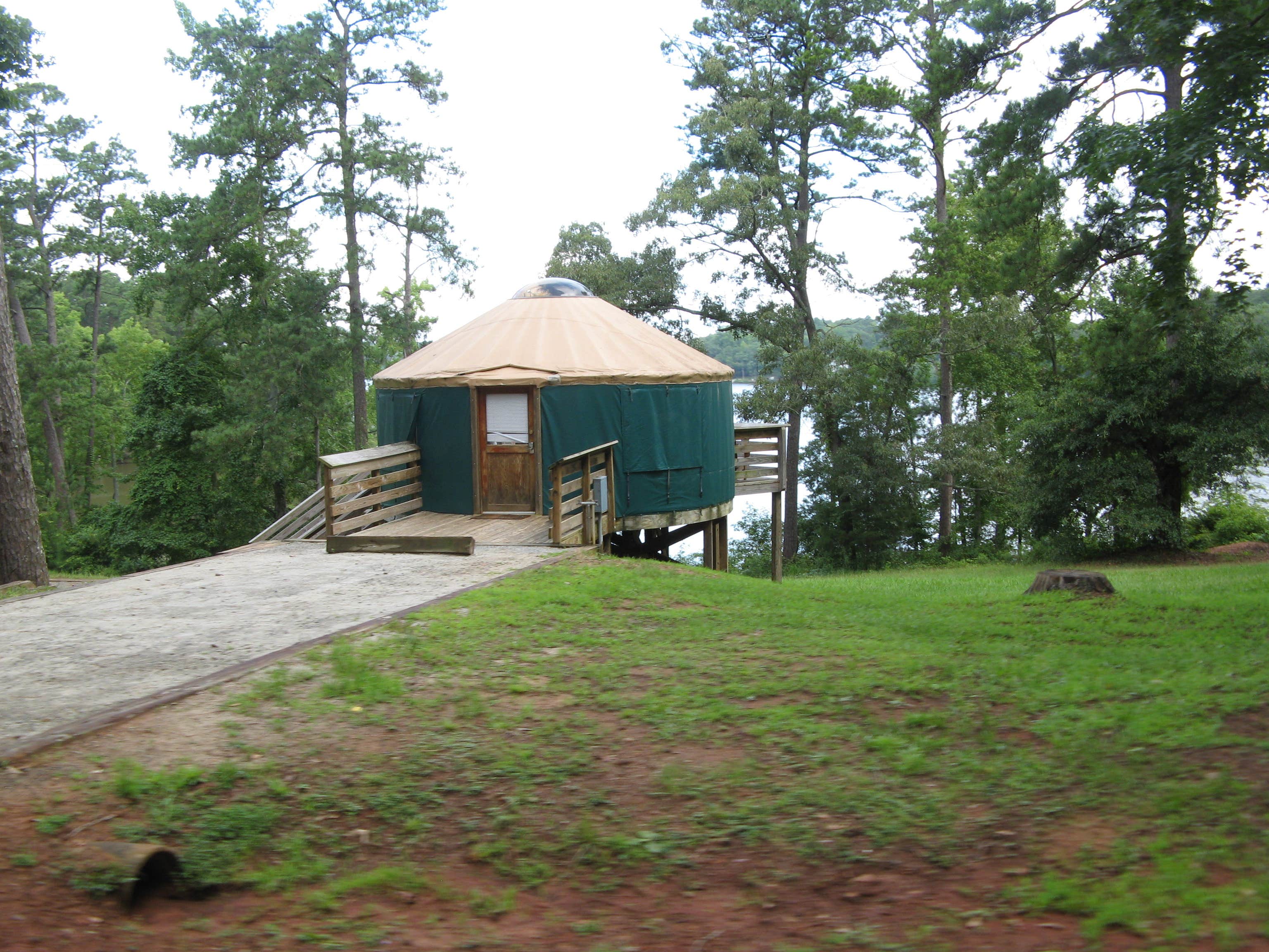 Tracy L H.'s photo of glamping accommodations at High Falls State Park Campground near Fayetteville, GA