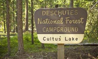 Camping near Little Lava Lake: Cultus Lake Campground, Sunriver, Oregon