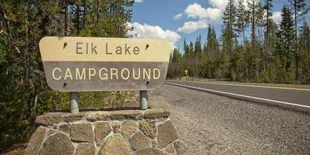 Camper submitted image from Elk Lake (Or) — Willamette National Forest