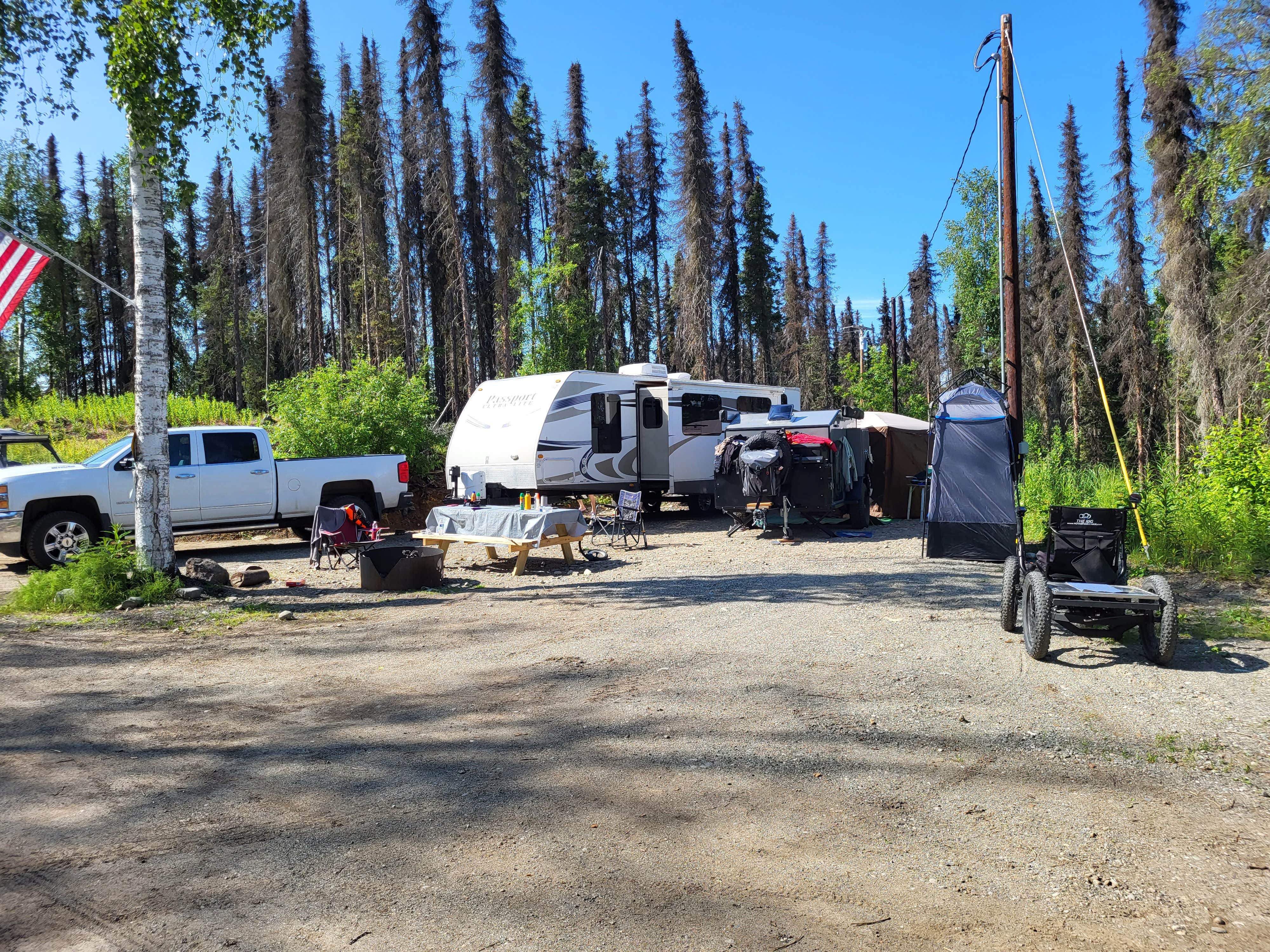 Margit B.'s photo at Mooseberry Acres on Nancy Lake near Talkeetna, AK