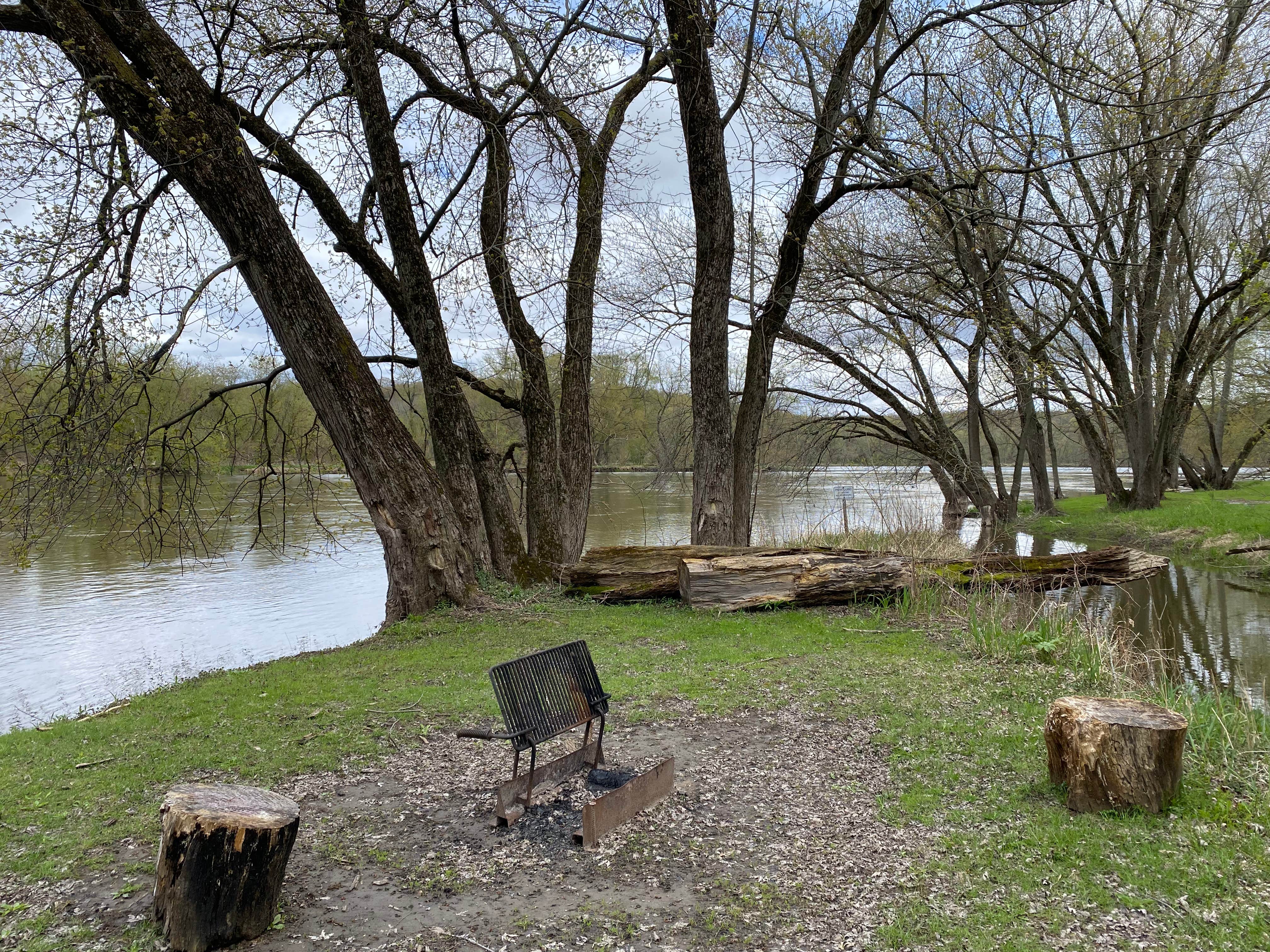 Camper-submitted photo at Castle Rock State Park Campground near Hampshire, IL