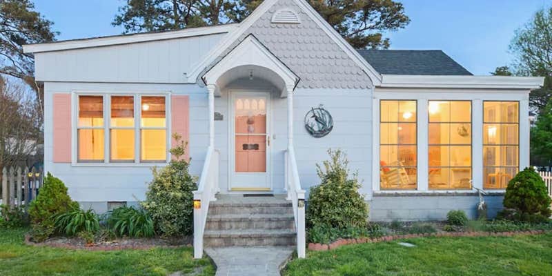 Camper submitted image from Cottage w Private Creek, Sunroom, Fire Pit, & WiFi