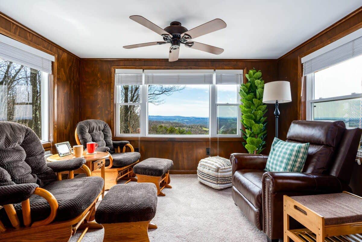 Camper submitted image from Mountaintop Views, Hot Tub, Deck, Fire Pit & WiFi - 2