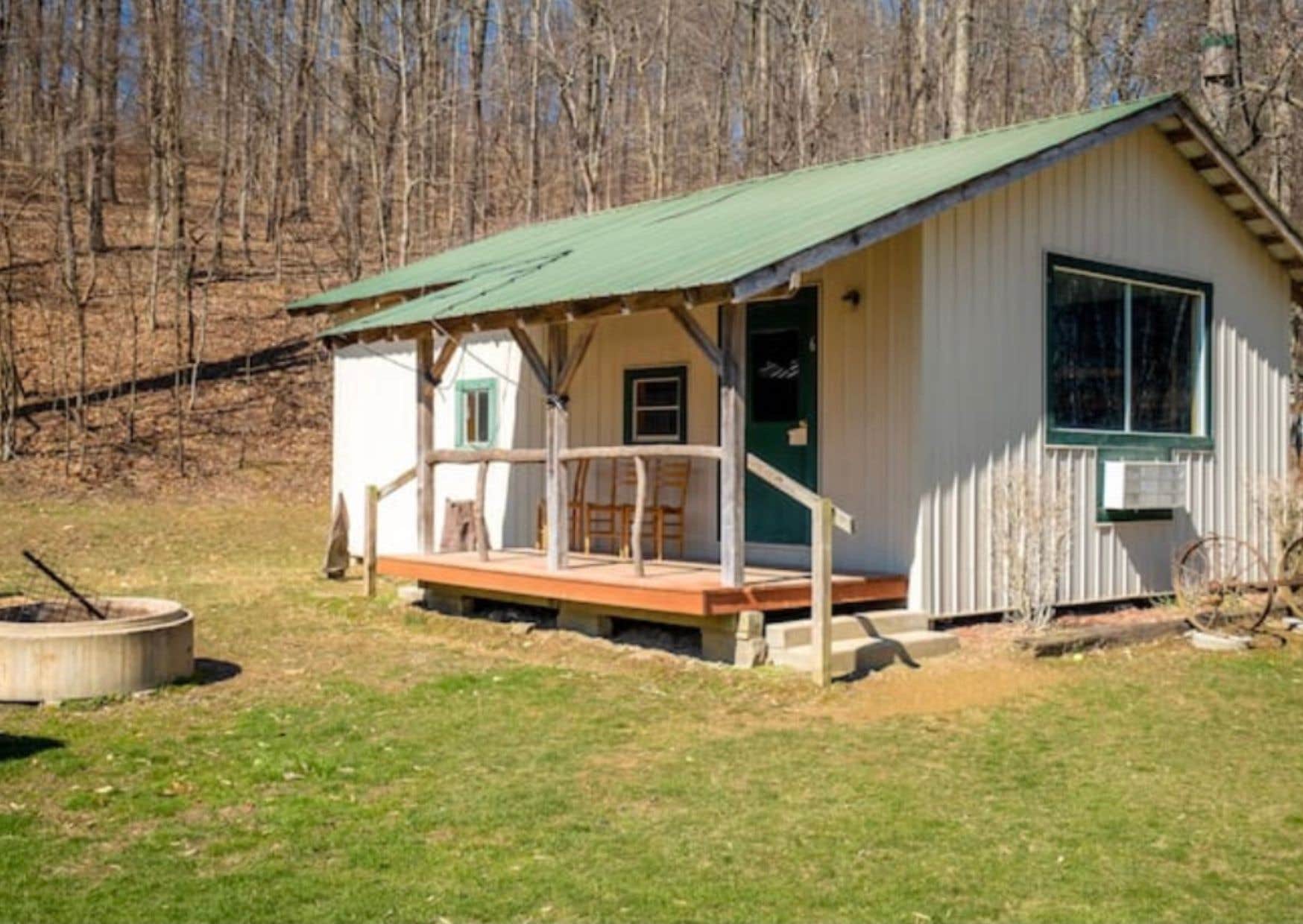 Gary B.&#x27;s photo of glamping accommodations at eXplore Brown County near Plainfield, IN