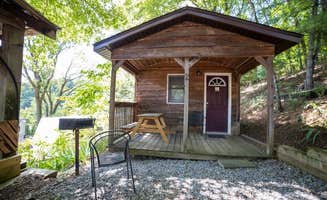 Jim D.'s photo of glamping accommodations at Rocky Top Campground & RV Park near Pennington Gap, VA