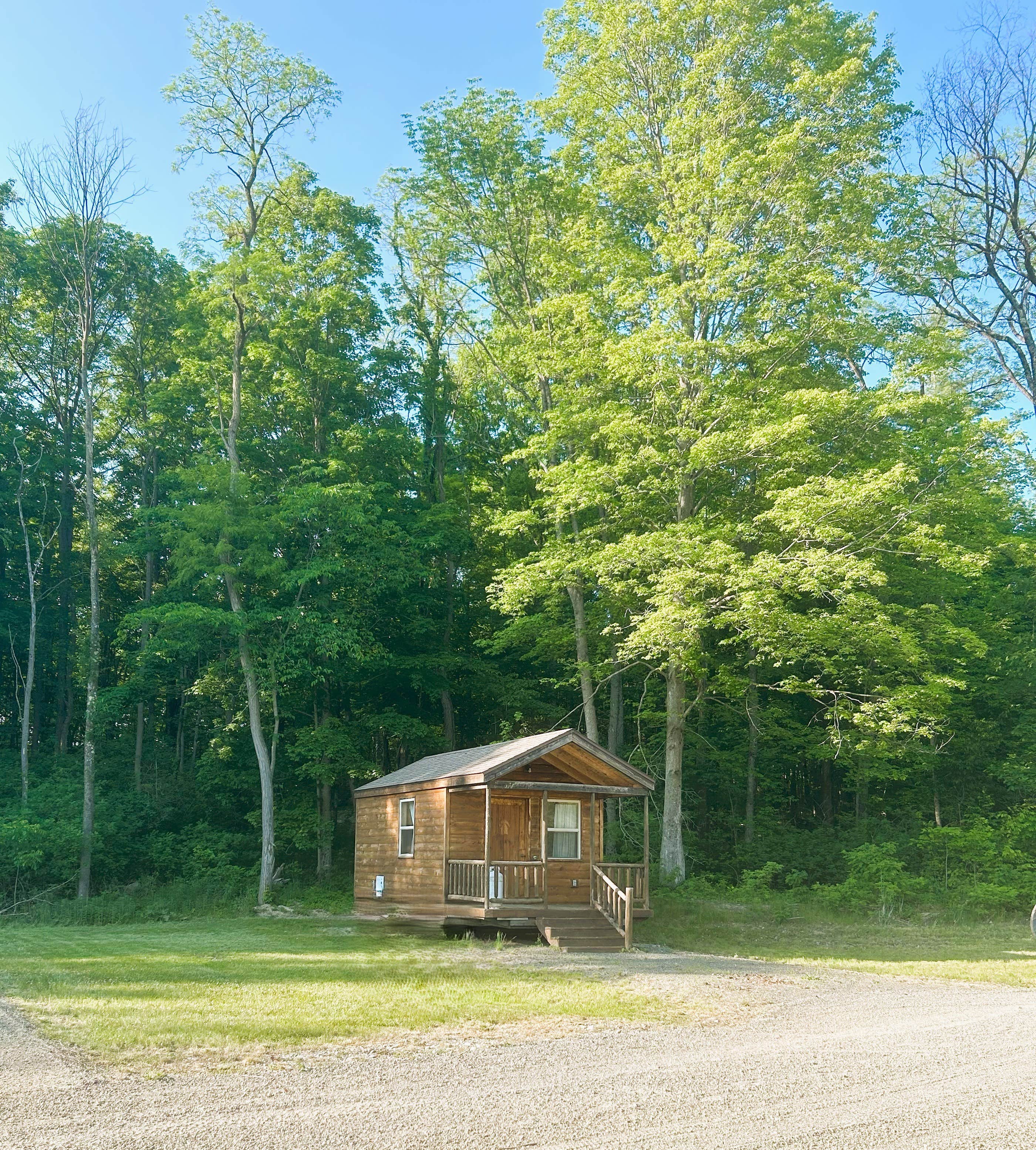 Kelly S.'s photo of a cabin at Granite Hill Lodge and Campground near Bennington, VT