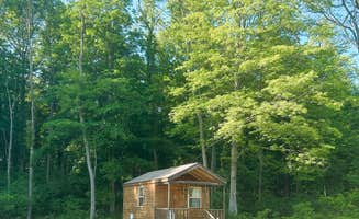 Kelly S.'s photo of a cabin at Granite Hill Lodge and Campground near Whitehall, NY