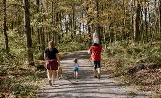 Kelly S.'s photo of camping with pets at Granite Hill Lodge and Campground near Lake Luzerne, NY