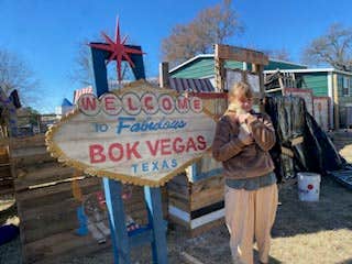 Camper-submitted photo at The Fabulous Bok Vegas Texas - Interactive Petting Zoo, Cabins, RV Park, Glamping, Tent Rentals and Campground near Flint, TX