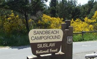 Camping near Tillamook County Whalen Island: Sandbeach, Pacific City, Oregon