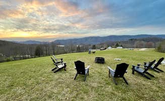 Lynne W.'s photo of camping with pets at Lake Haven Family Campground near Milligan College, TN
