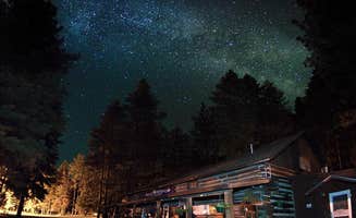 Peter W.'s photo of glamping accommodations at Ekstrom's Stage Station Campground near Seeley Lake, MT