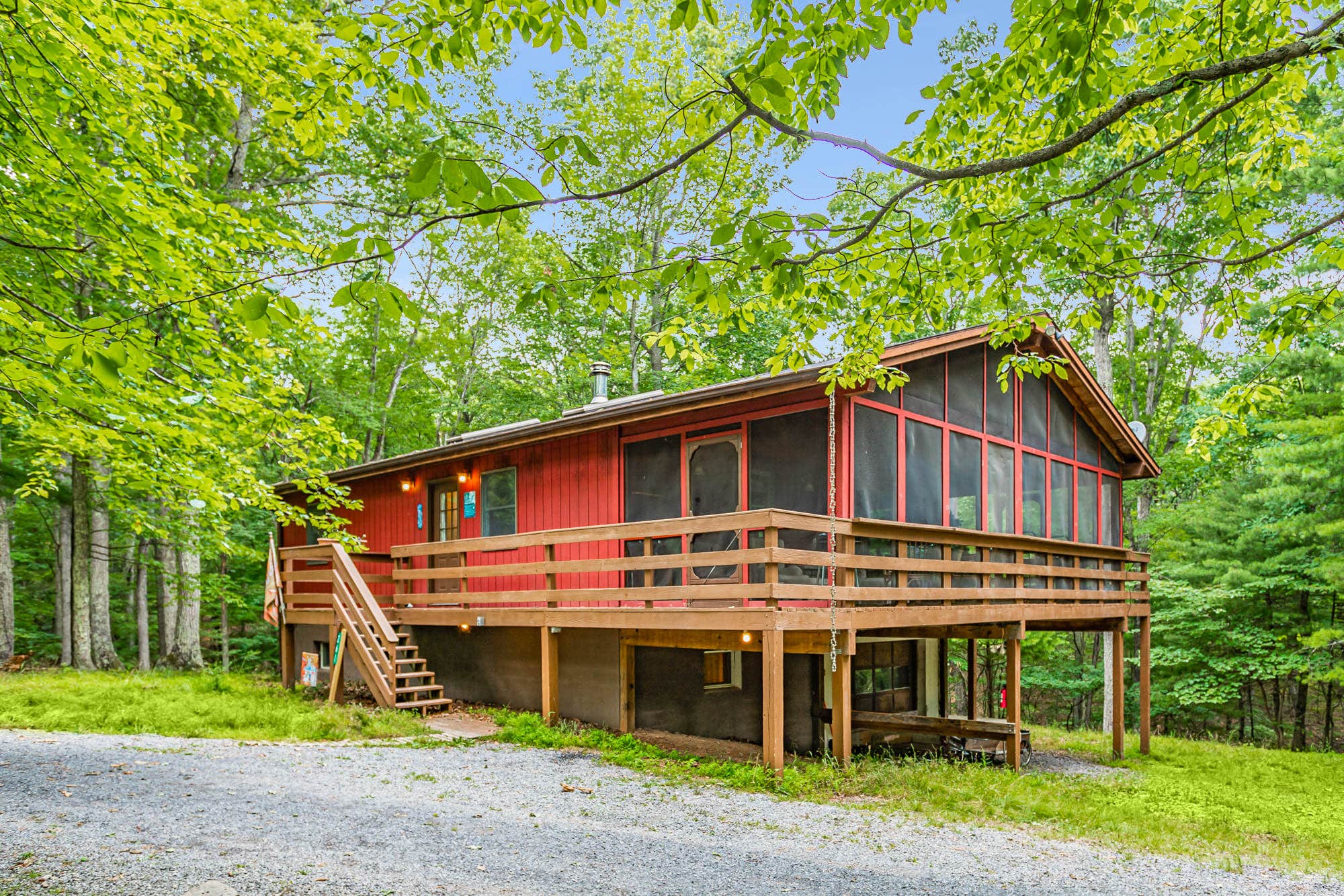 The Dyrt's photo of a cabin at Cabin w New Hot Tub, River/Kayak, WiFi, & Fire Pit near Romney, WV