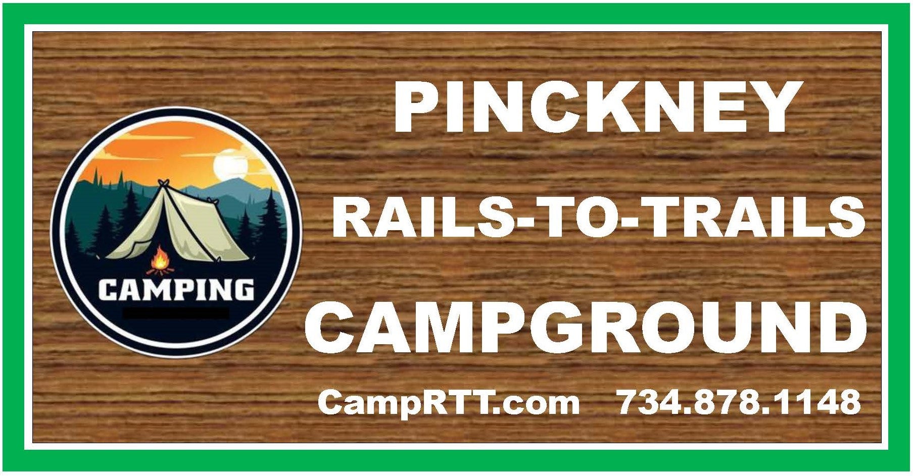 Camper submitted image from PINCKNEY RAILS-TO-TRAIL CAMPGROUND - 1