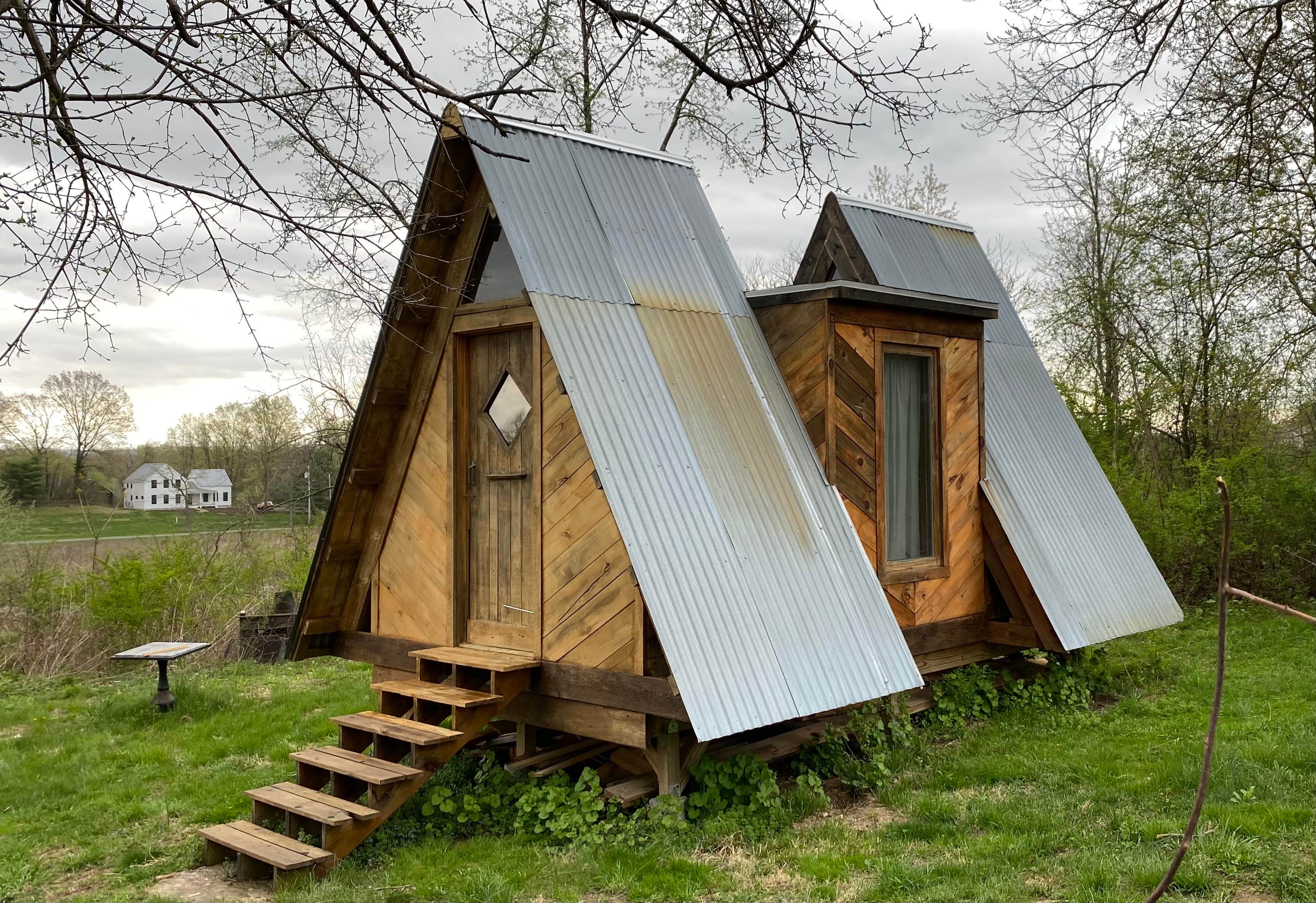 Laura's photo of a cabin at Gatherwild Ranch near Glenham, NY