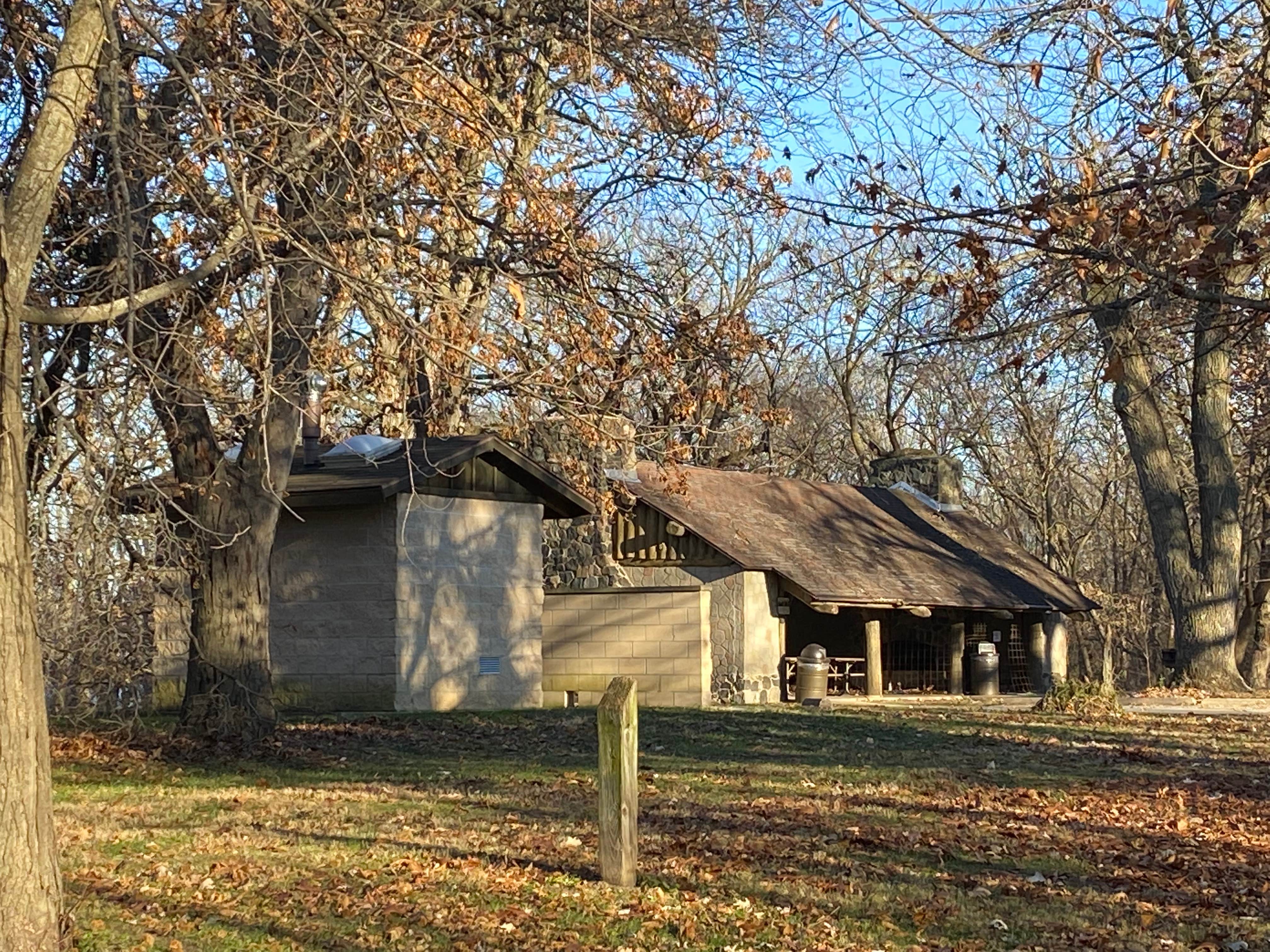 Stuart K.'s photo of a cabin at Great Falls Campground — Illini State Park near Fairbury, IL