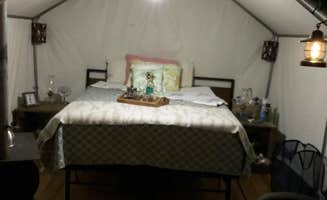Victoria C.'s photo of glamping accommodations at Winedrops Creekside Camping in Tennessee