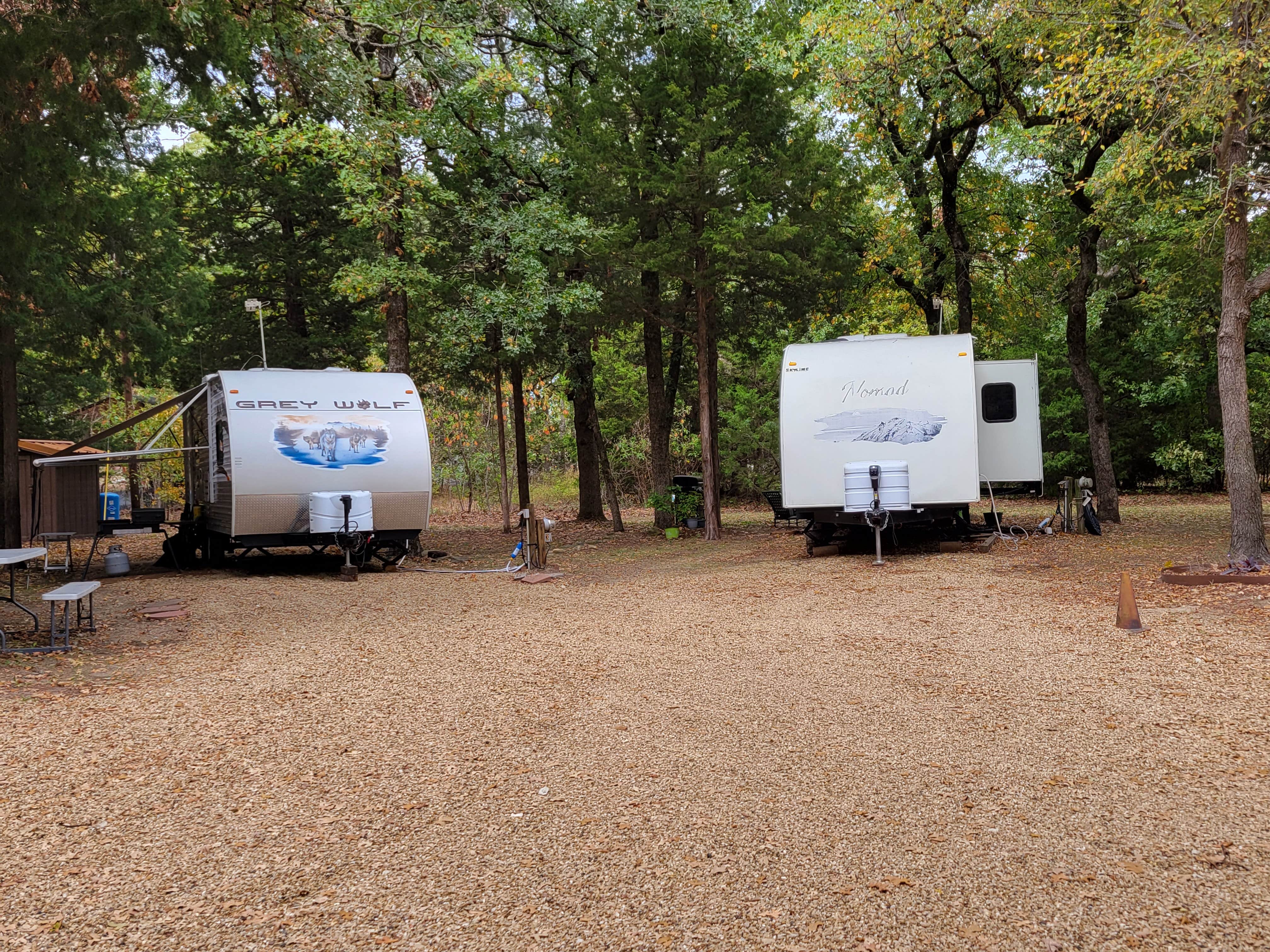 LMN's photo of rv camping at Texas Log Cabin RV Park near Mabank, TX