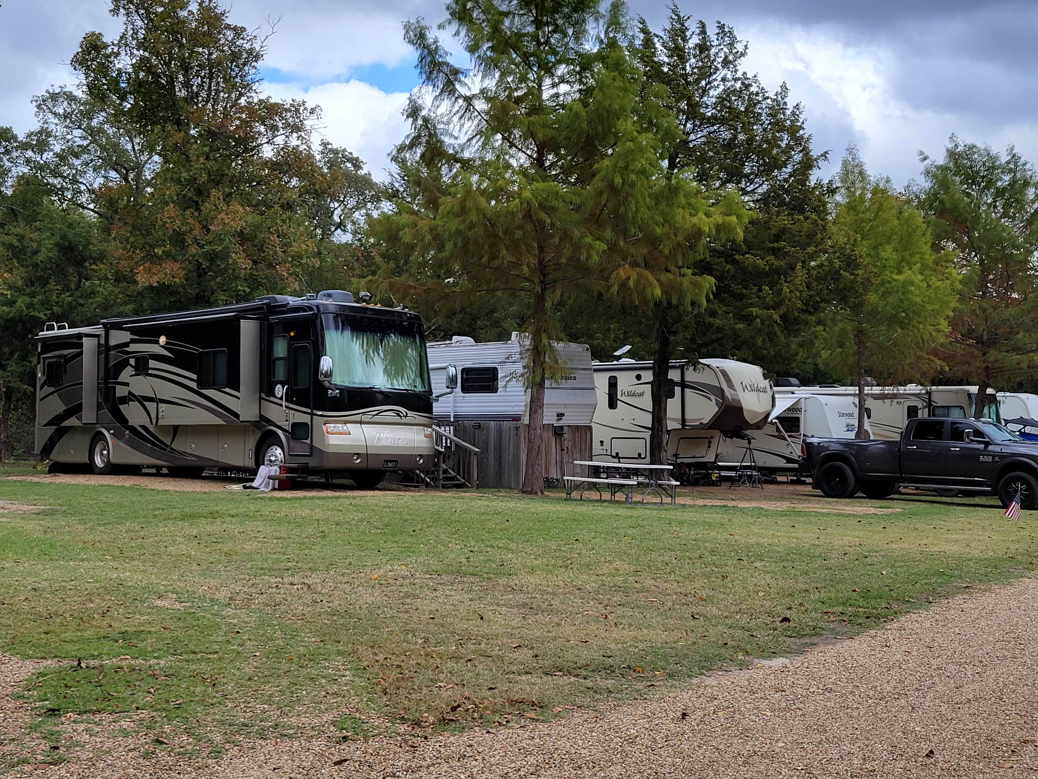 LMN's photo of rv camping at Texas Log Cabin RV Park near Mabank, TX