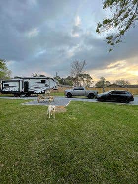 Grater R.'s photo of camping with pets at Grater RV Hideaway Cove near Destin, FL