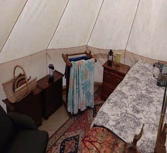 Camper-submitted photo from Gee Haven: Yurt & Cabin