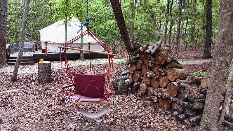 Victor's photo at Gee Haven: Yurt & Cabin near Lackey, VA