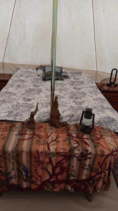 Camper-submitted photo at Gee Haven: Yurt & Cabin near Kilmarnock, VA